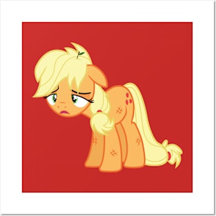 Exhausted Applejack Posters and Art